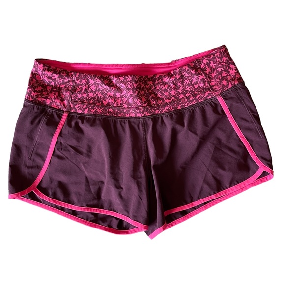 Lululemon Speed Up Short 3.5” inseam, Size 6, maroon, red, pink, running shorts - Picture 7 of 14